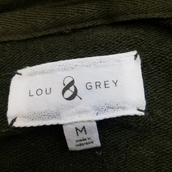 Lou & Grey Sleeveless Cowl Neck Top Medium Green - Picture 2 of 8